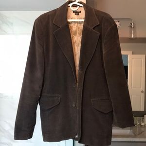 Men’s Guess Premium Large Gray Suede Sports Coat